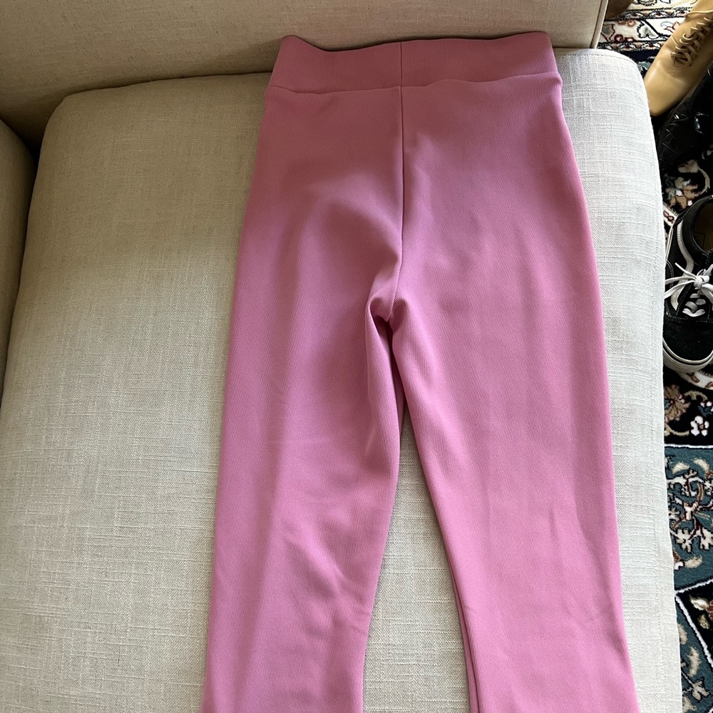 Pink XS pants zara